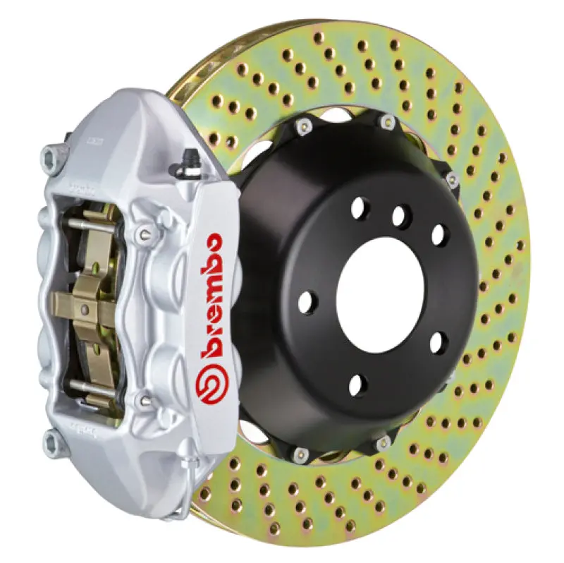 Brembo Gt Rear Big Brake Kit For Porsche 991.1 (2012–2016): 4-Piston Calipers, 380X28Mm Drilled Two-Piece Rotors 1
