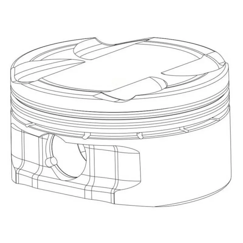 Cp Piston Ford 2.3L - Bore (88.01Mm) - Stroke (94.00Mm) - Rod Length (149.20Mm) -6.5Cc Dish - Single 1